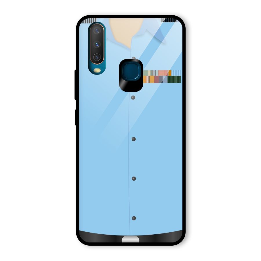 Air Force Uniform Glass Back Case for Vivo Y15