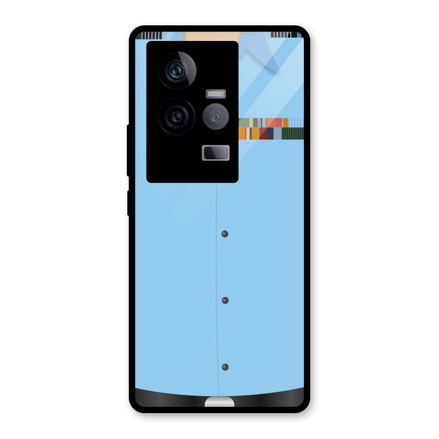 Air Force Uniform Glass Back Case for Vivo iQOO 11 5G