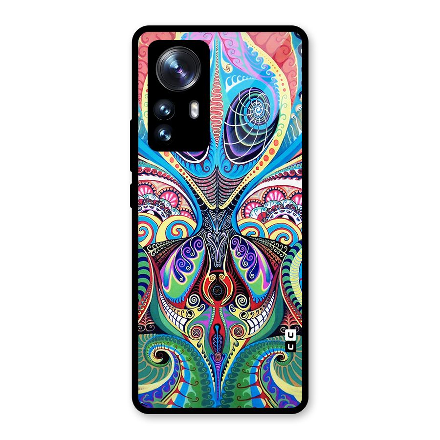 Alien Psychedelic Art Glass Back Case for Xiaomi 12 Pro