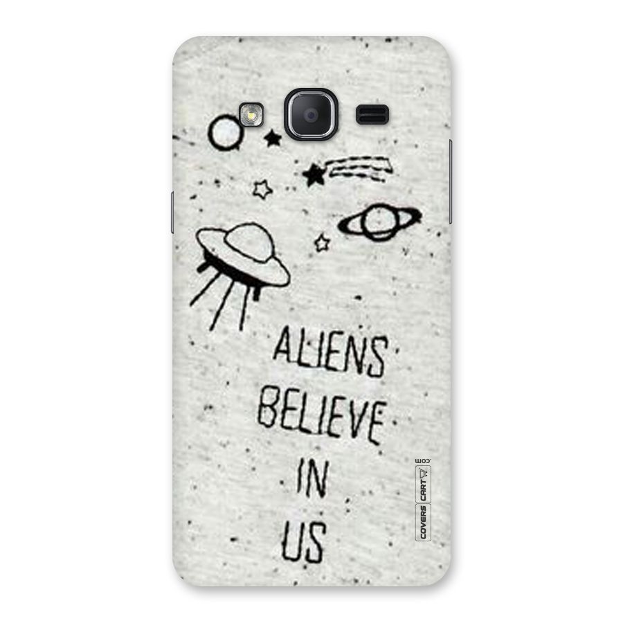 Aliens Believe In Us Back Case for Galaxy On7 2015