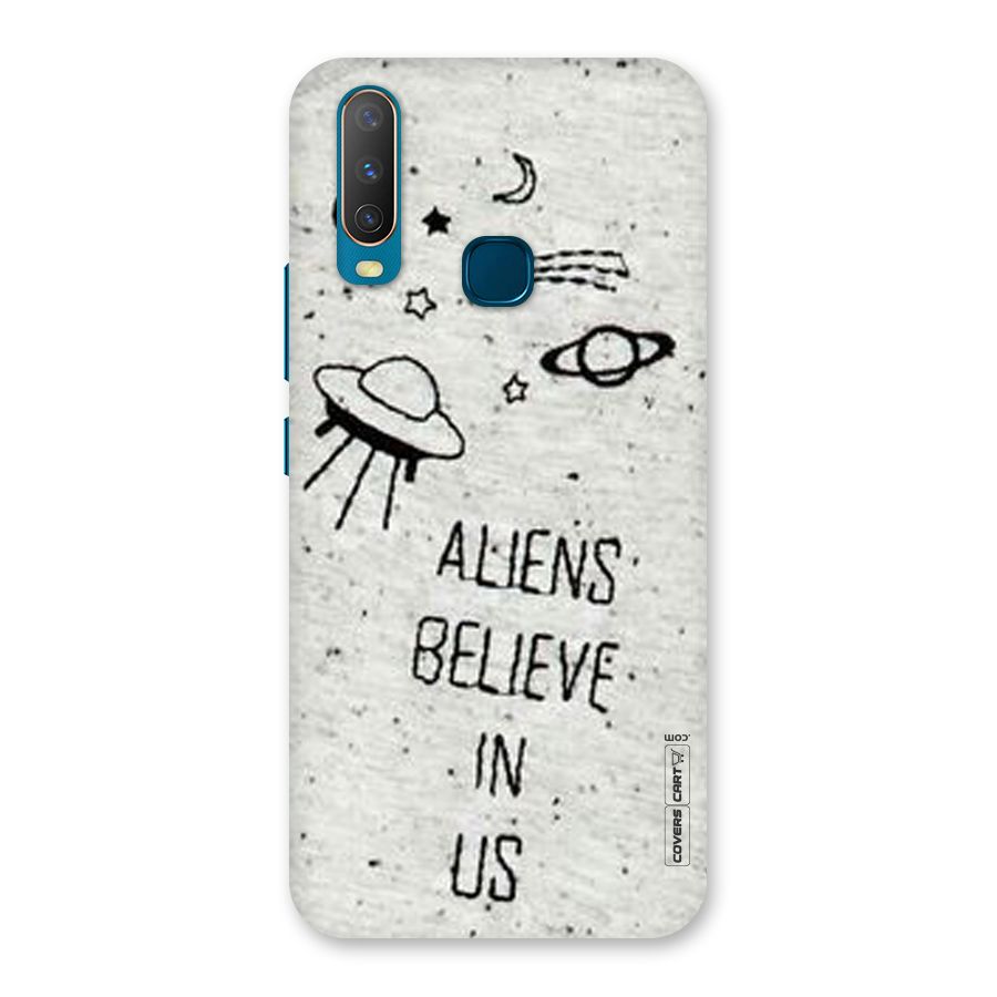 Aliens Believe In Us Back Case for Vivo Y17
