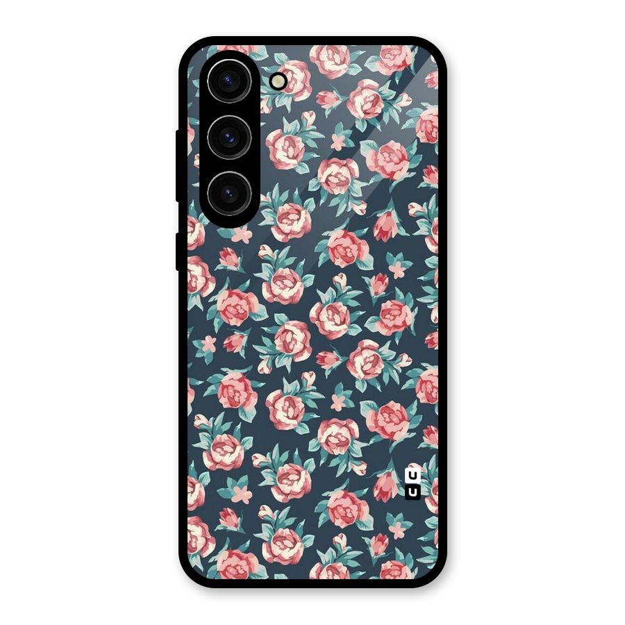 All Art Bloom Glass Back Case for Galaxy S23 Plus