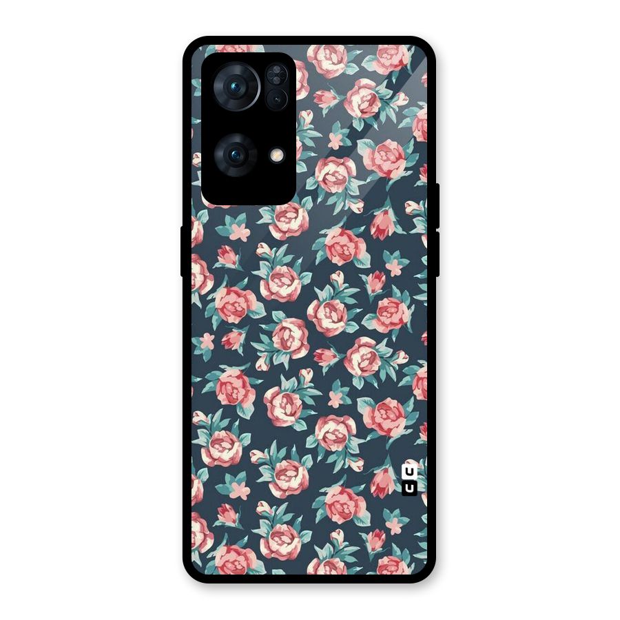 All Art Bloom Glass Back Case for Oppo Reno7 Pro 5G