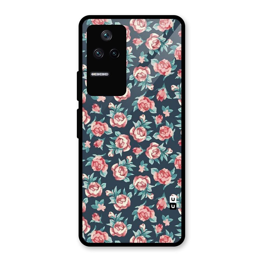 All Art Bloom Glass Back Case for Poco F4 5G