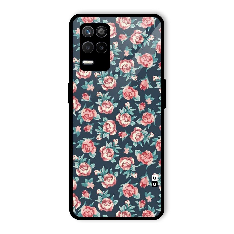 All Art Bloom Glass Back Case for Realme 8 5G