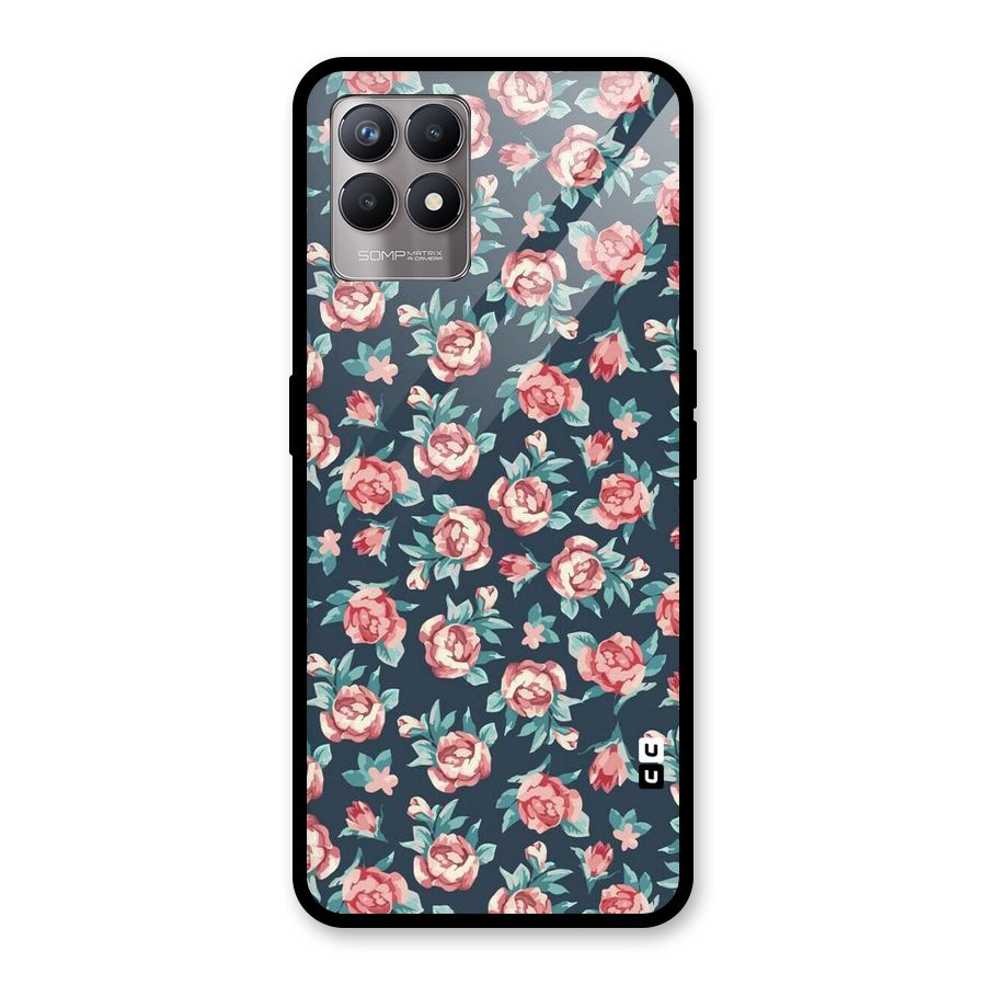 All Art Bloom Glass Back Case for Realme Narzo 50