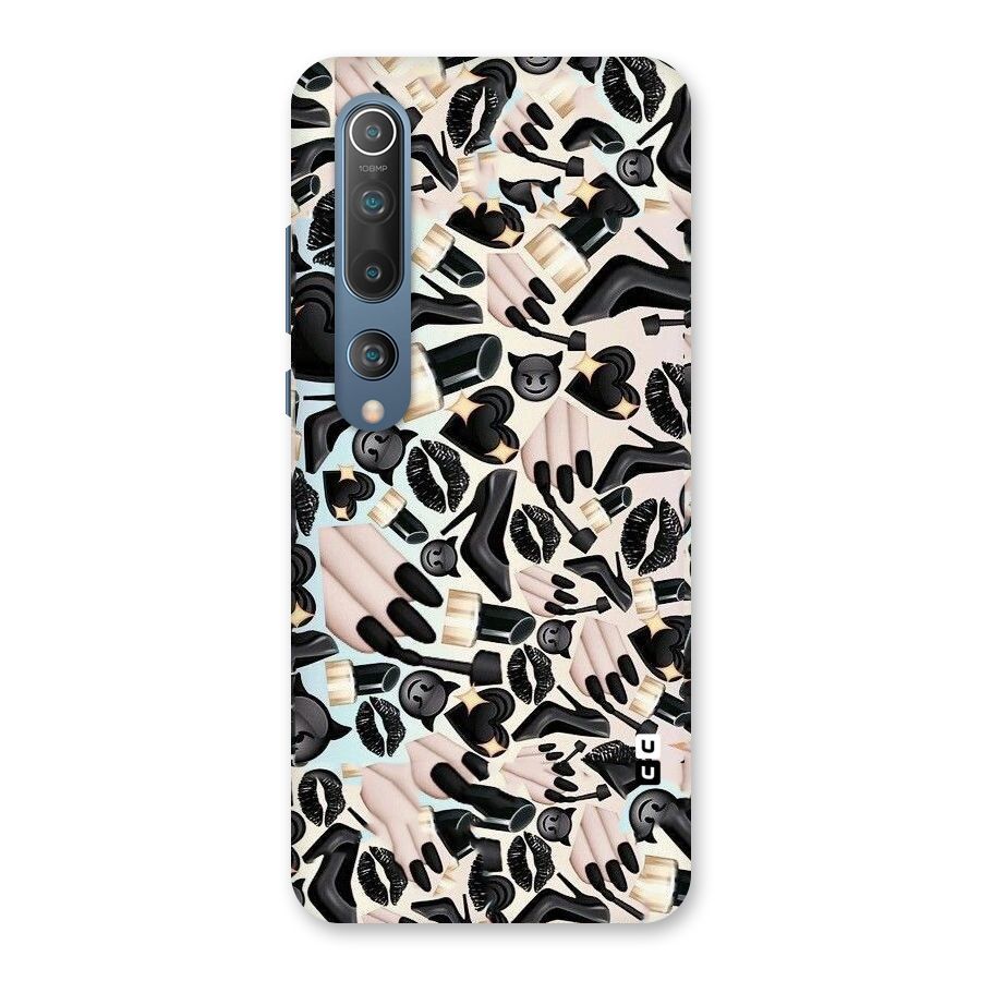 All Black Love Back Case for Mi 10