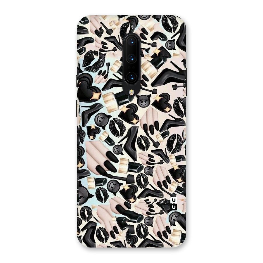All Black Love Back Case for OnePlus 7 Pro