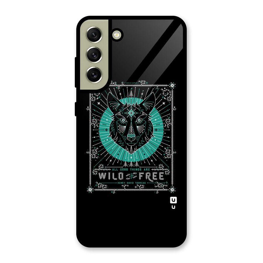 All Good Things Wild and Free Glass Back Case for Galaxy S21 FE 5G