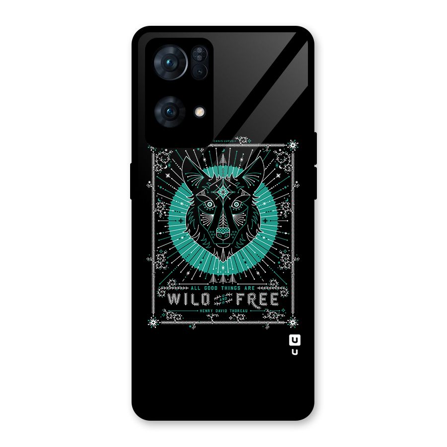 All Good Things Wild and Free Glass Back Case for Oppo Reno7 Pro 5G