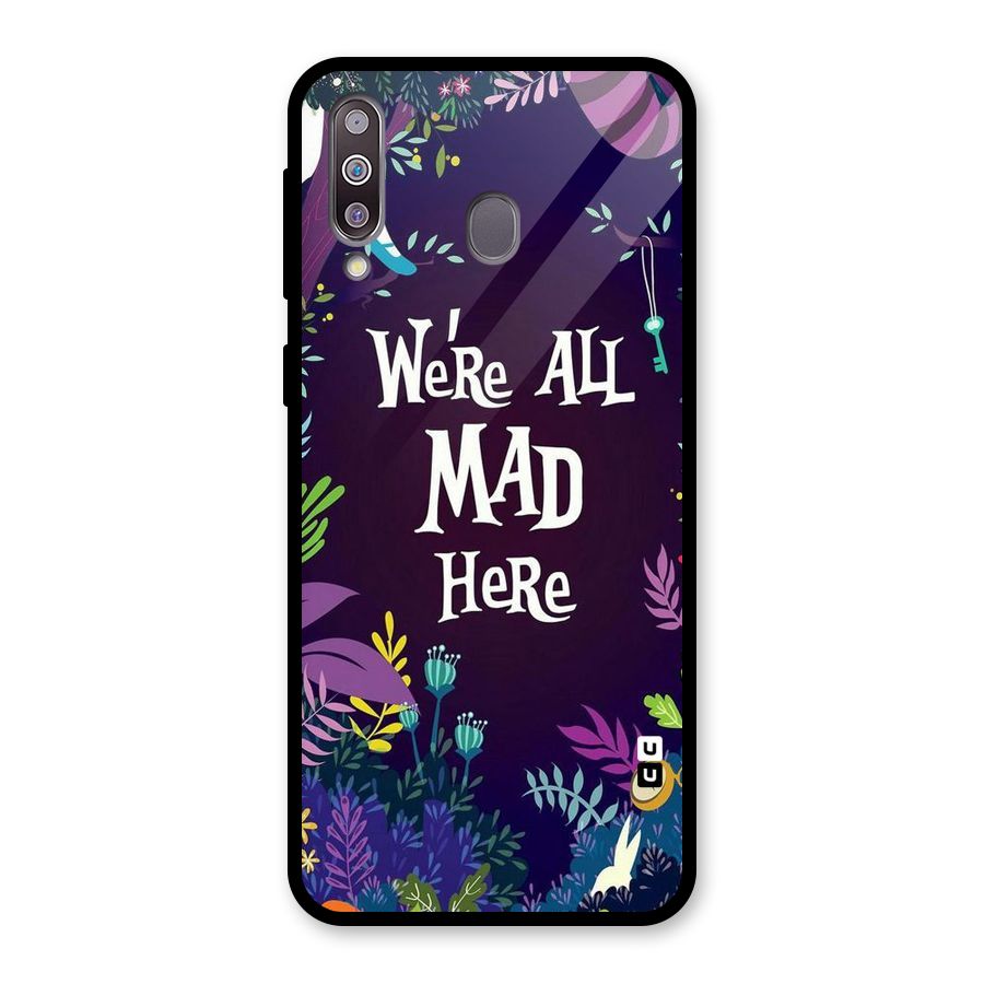 All Mad Glass Back Case for Galaxy M30