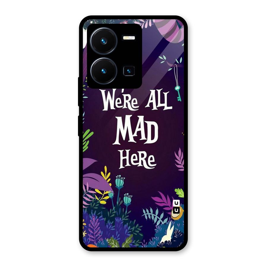 All Mad Glass Back Case for Vivo Y35