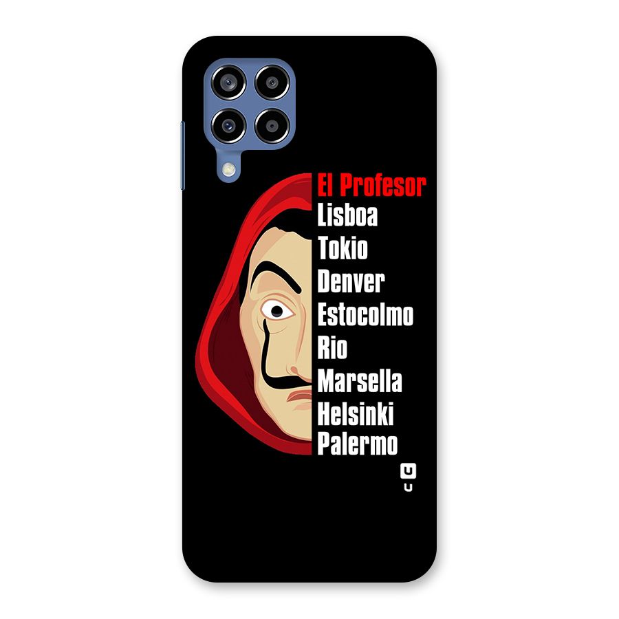 All Members Money Heist Back Case for Galaxy M53 5G