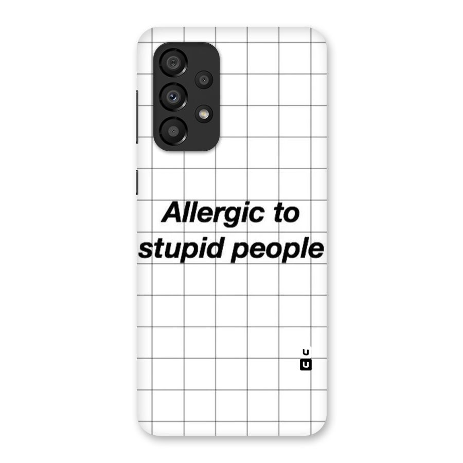 Allergic Back Case for Galaxy A33 5G