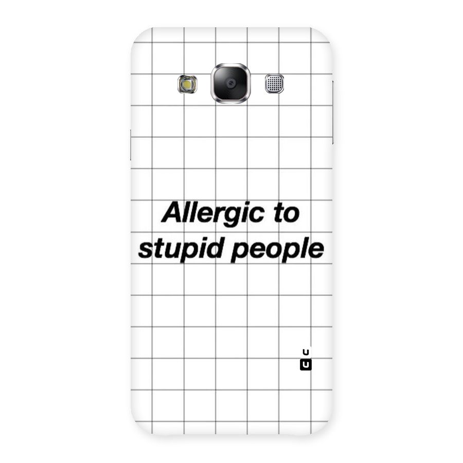 Allergic Back Case for Samsung Galaxy E5