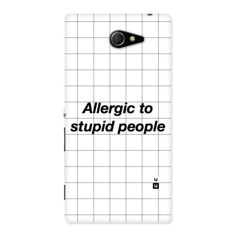 Allergic Back Case for Sony Xperia M2