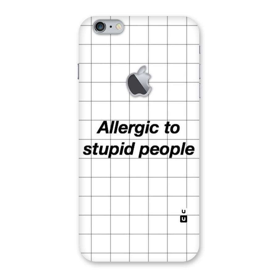 Allergic Back Case for iPhone 6 Plus 6S Plus Logo Cut