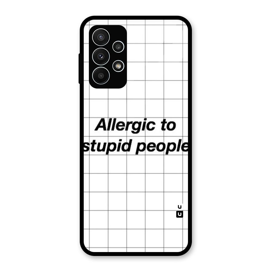 Allergic Glass Back Case for Galaxy A23