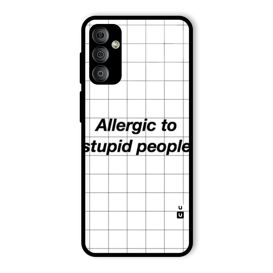 Allergic Glass Back Case for Galaxy F23