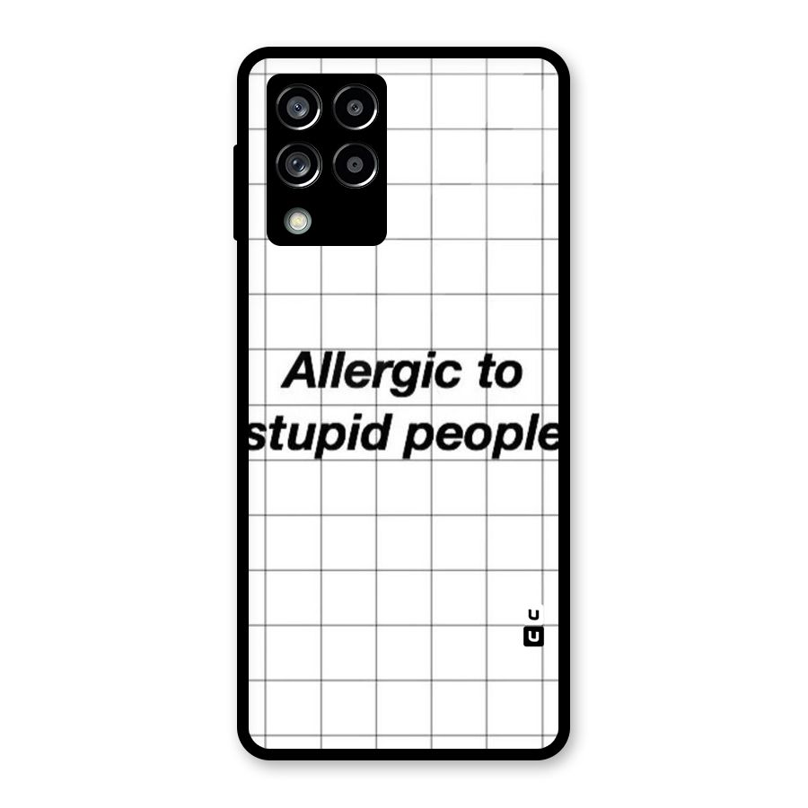 Allergic Glass Back Case for Galaxy M53 5G