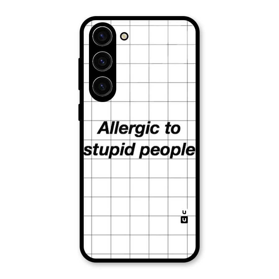 Allergic Glass Back Case for Galaxy S23 Plus