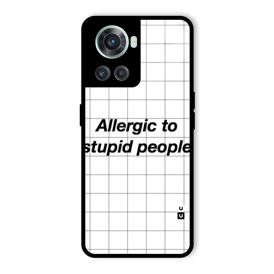 Allergic Glass Back Case for OnePlus 10R