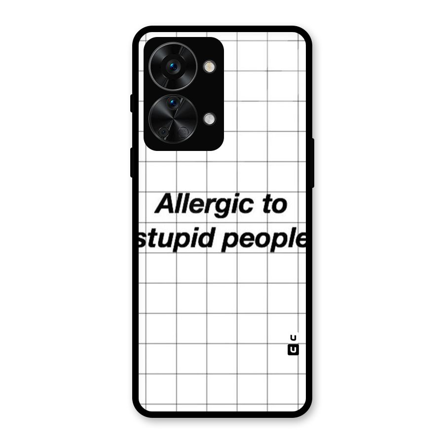 Allergic Glass Back Case for OnePlus Nord 2T