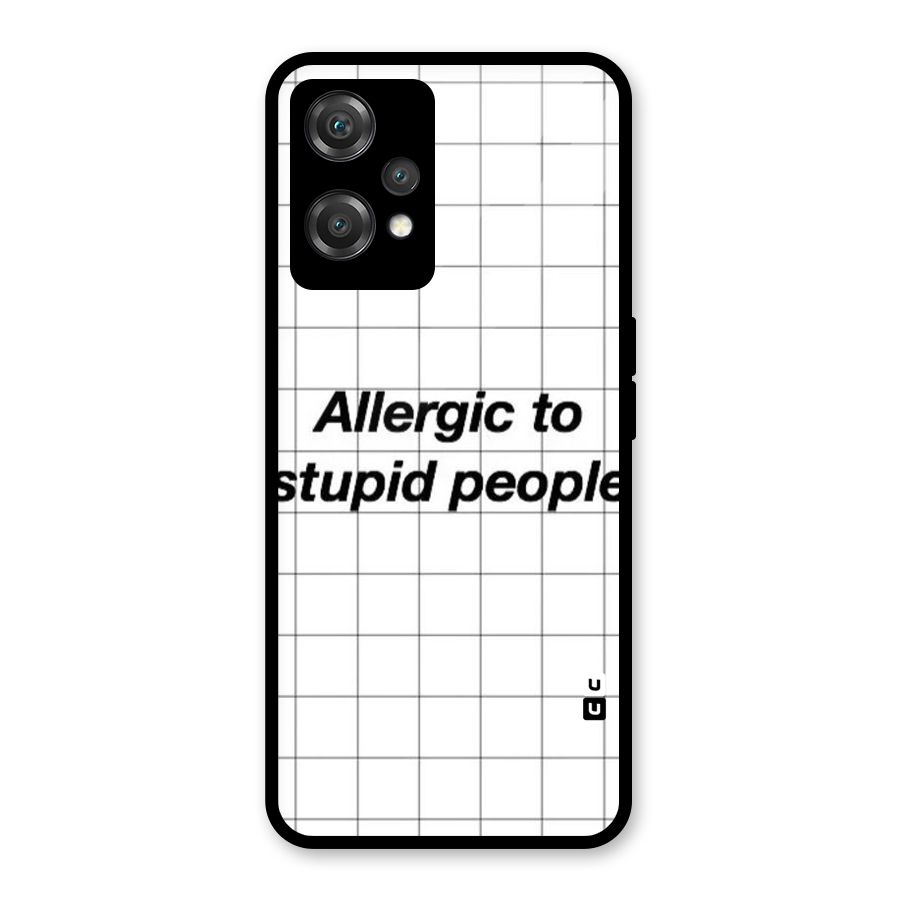 Allergic Glass Back Case for OnePlus Nord CE 2 Lite 5G