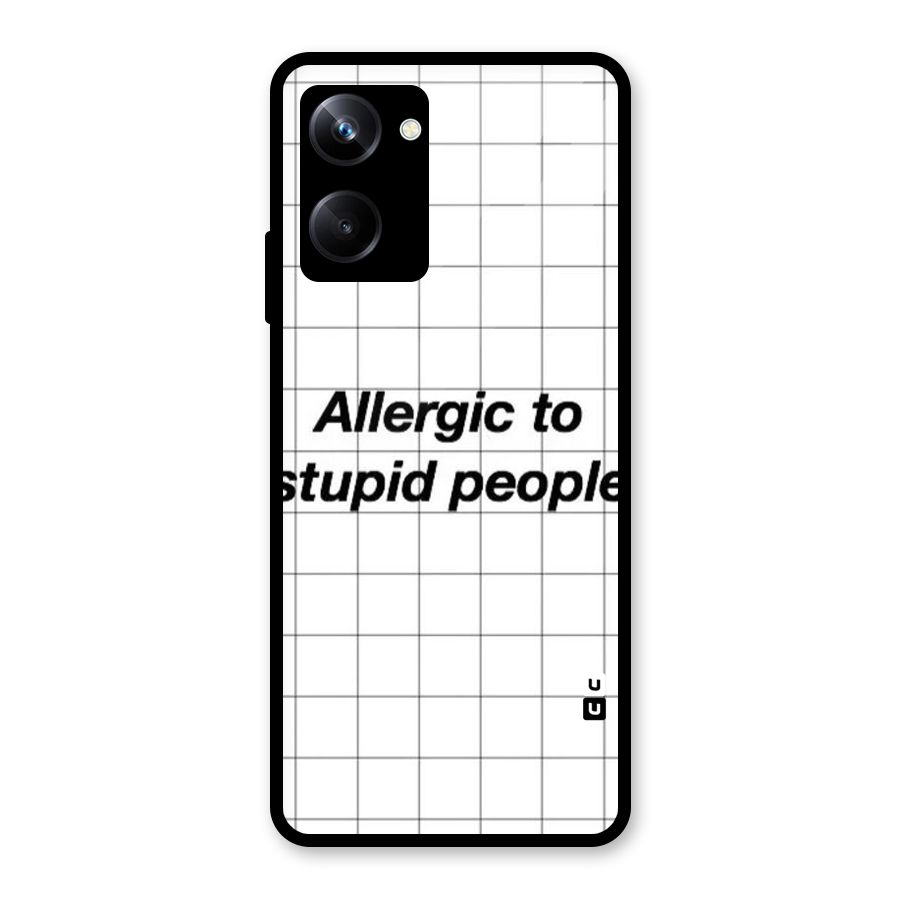 Allergic Glass Back Case for Realme 10 Pro