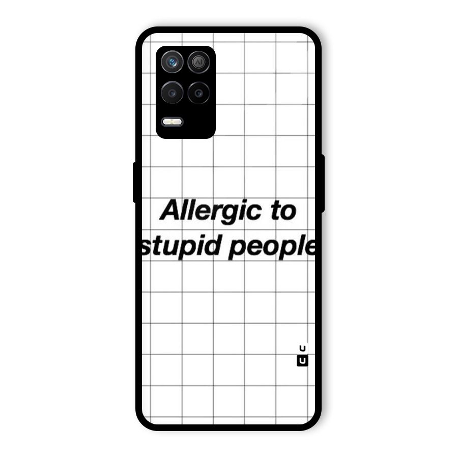 Allergic Glass Back Case for Realme 8 5G