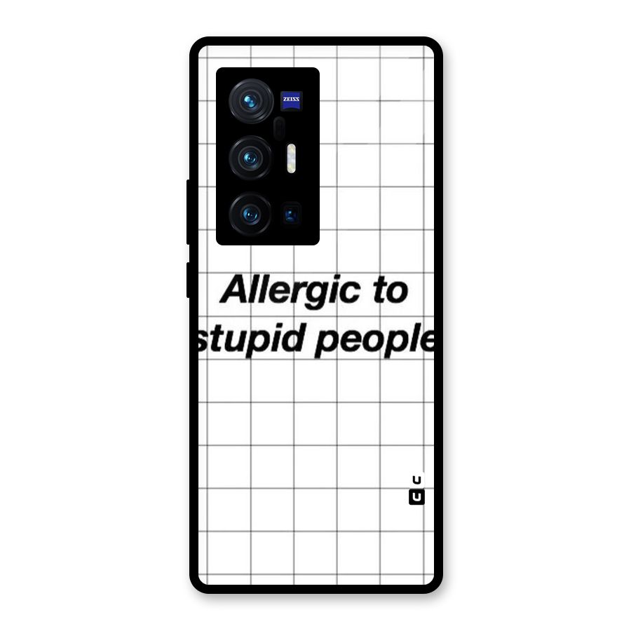 Allergic Glass Back Case for Vivo X70 Pro Plus