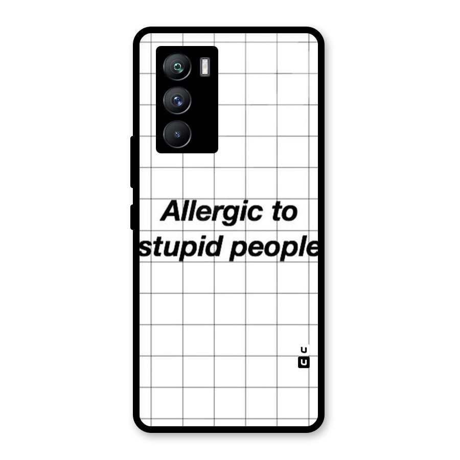 Allergic Glass Back Case for Vivo iQOO 9 SE