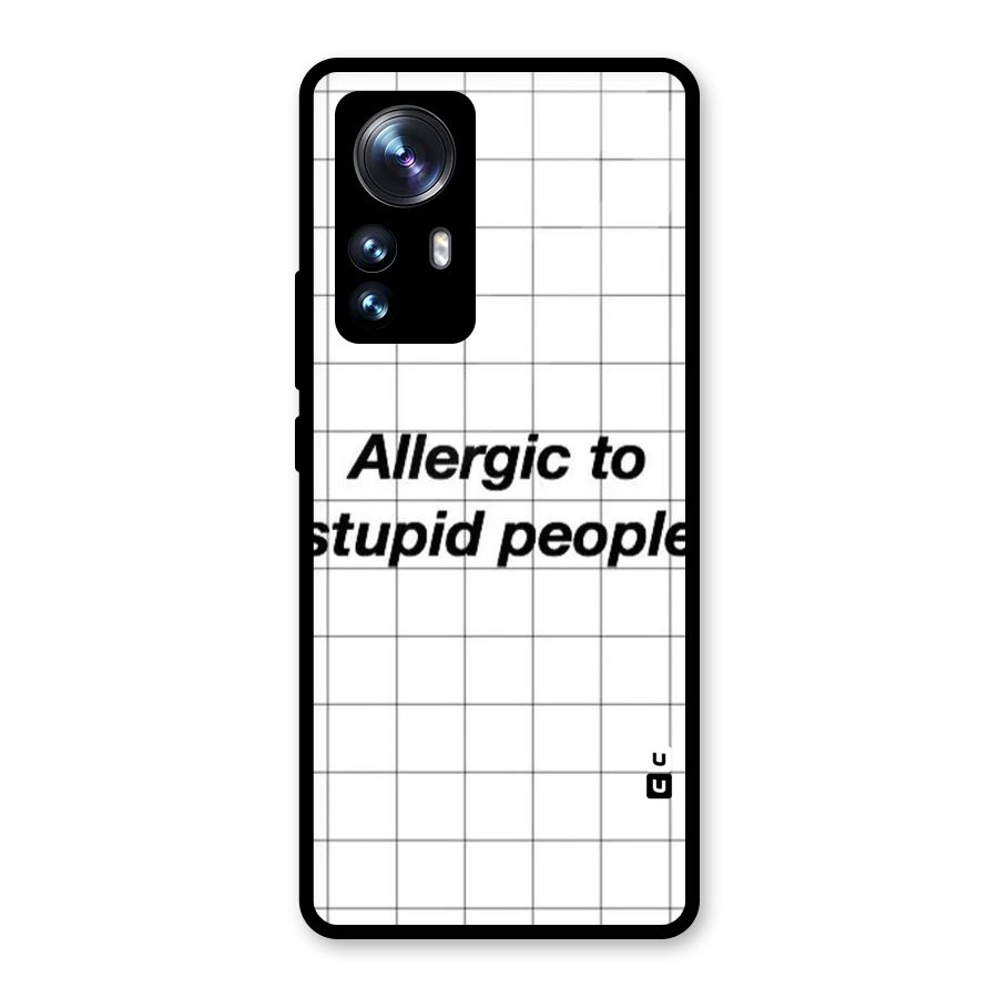 Allergic Glass Back Case for Xiaomi 12 Pro