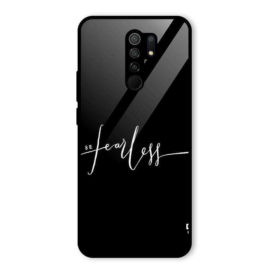 Always Be Fearless Glass Back Case for Poco M2