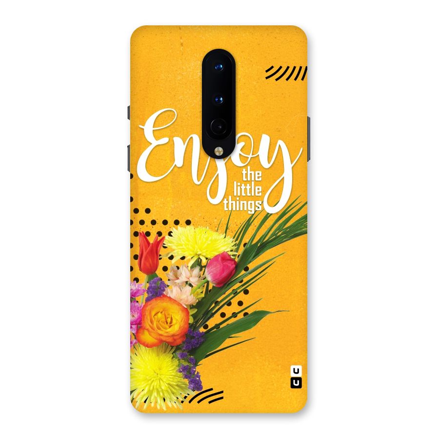 Always Enjoy Little Things Back Case for OnePlus 8