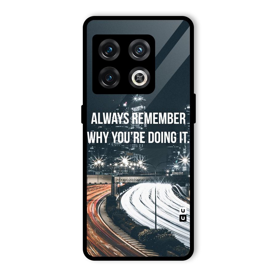 Always Remember Glass Back Case for OnePlus 10 Pro 5G