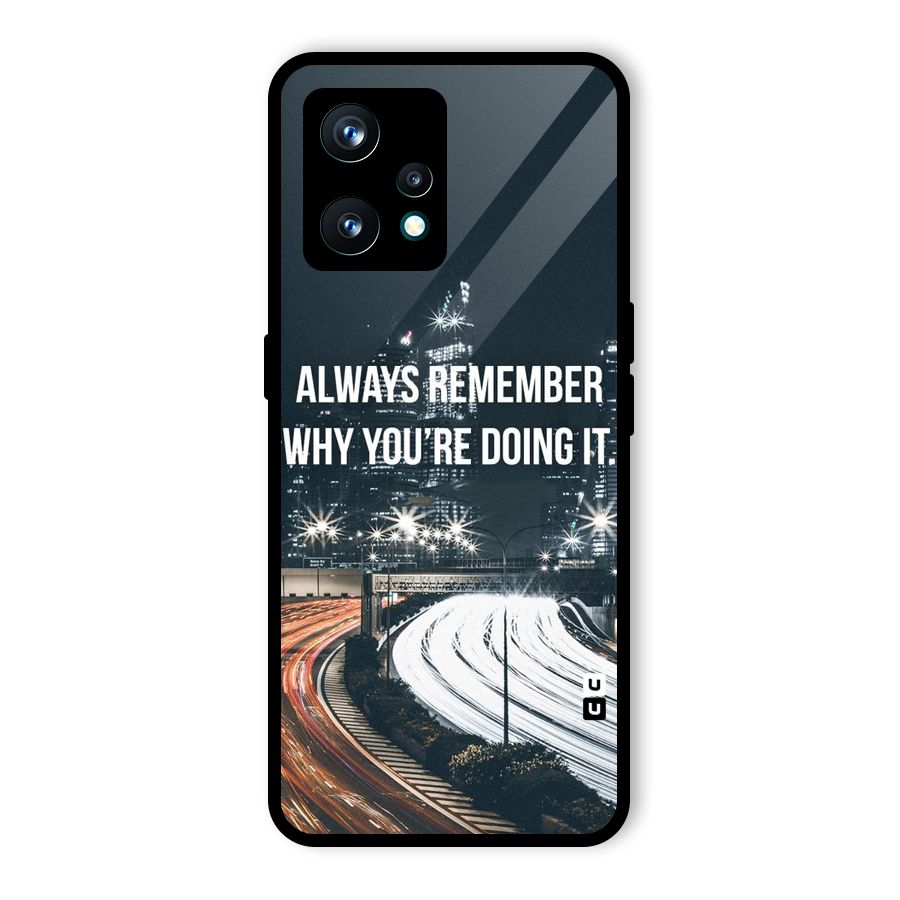 Always Remember Glass Back Case for Realme 9 Pro Plus 5G