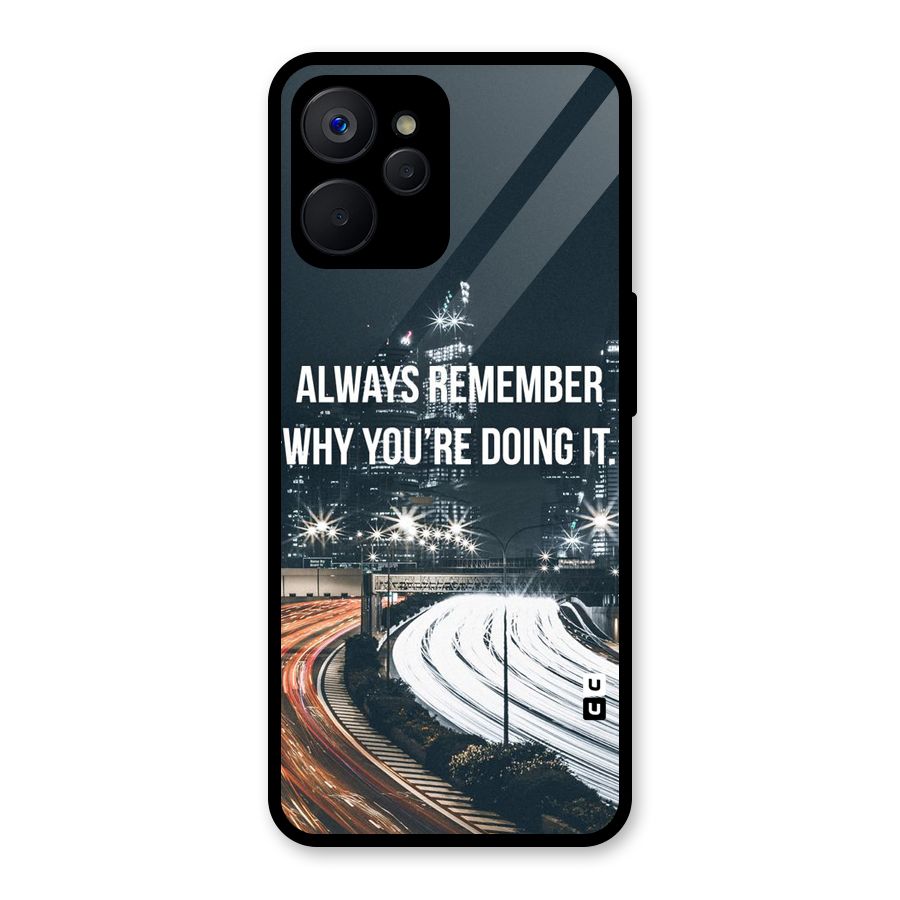Always Remember Glass Back Case for Realme 9i 5G