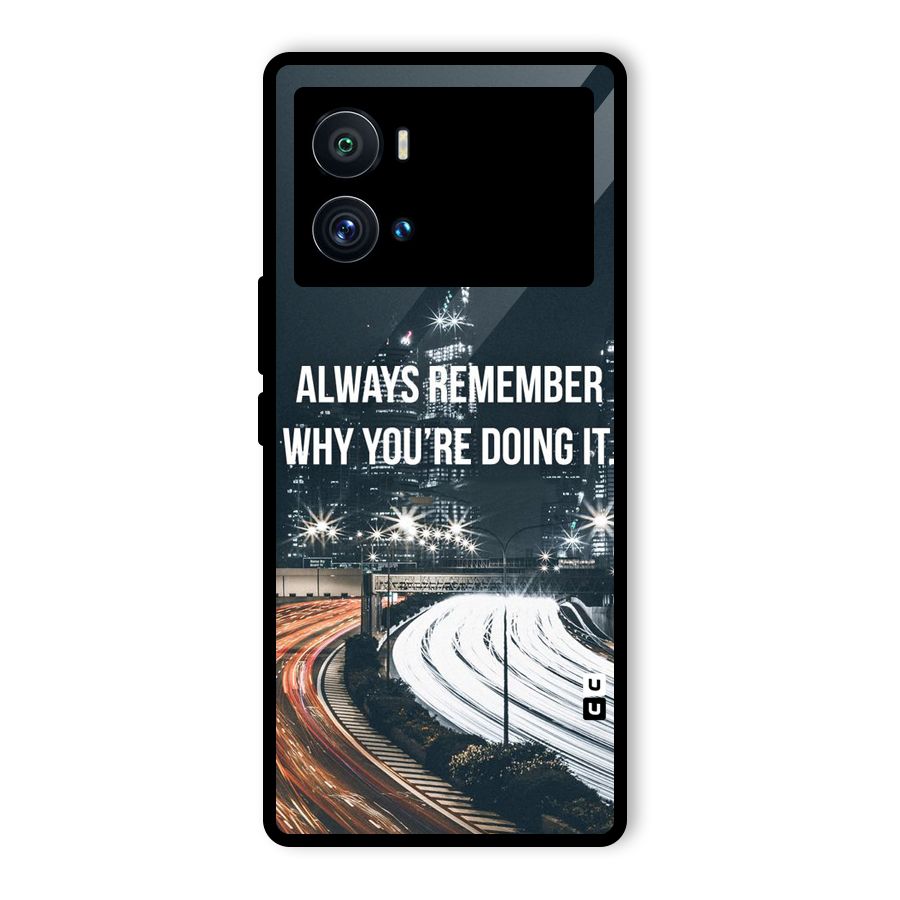 Always Remember Glass Back Case for Vivo iQOO 9 Pro