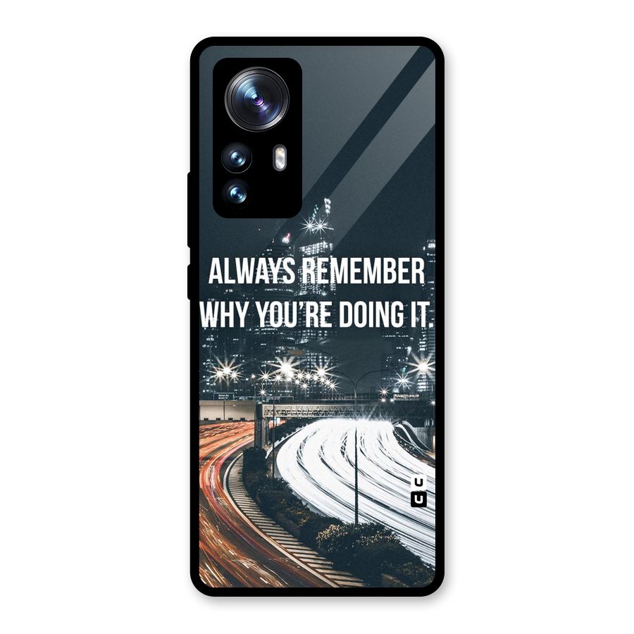 Always Remember Glass Back Case for Xiaomi 12 Pro