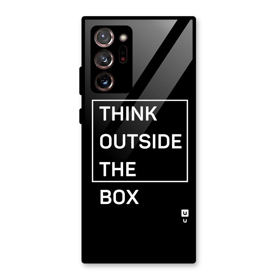 Always Think Outside Glass Back Case for Galaxy Note 20 Ultra 5G