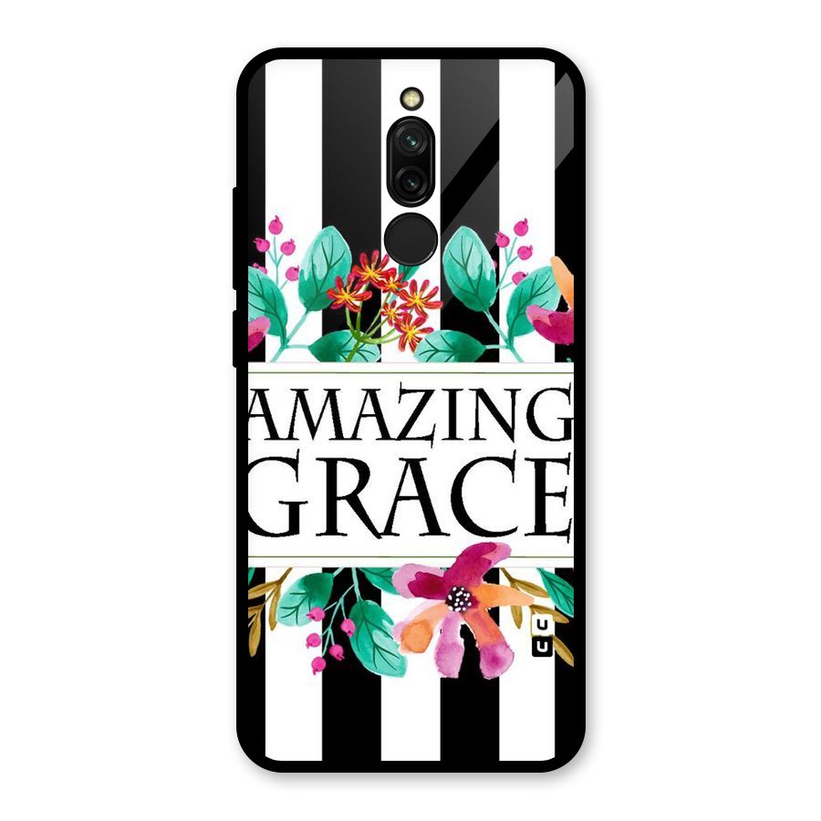 Amazing Grace Glass Back Case for Redmi 8