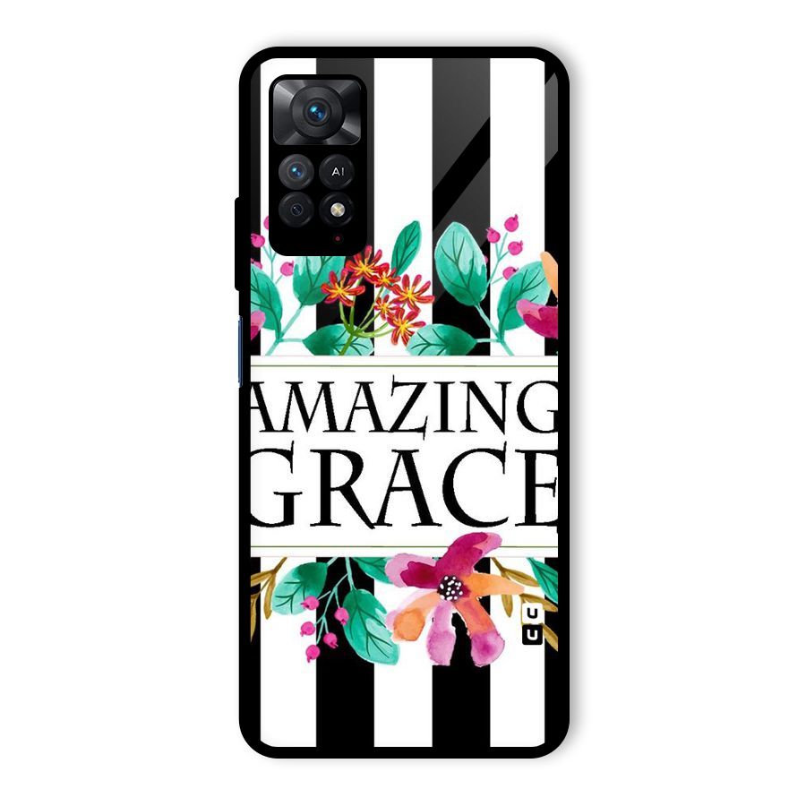 Amazing Grace Glass Back Case for Redmi Note 11 Pro