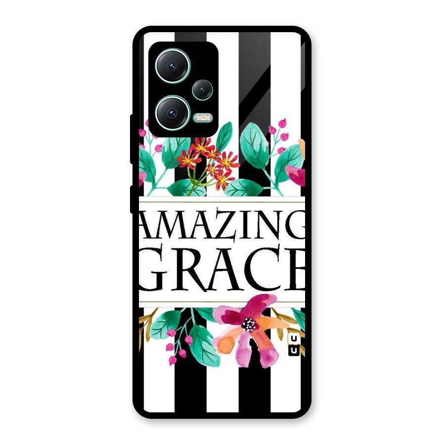 Amazing Grace Glass Back Case for Redmi Note 12 5G