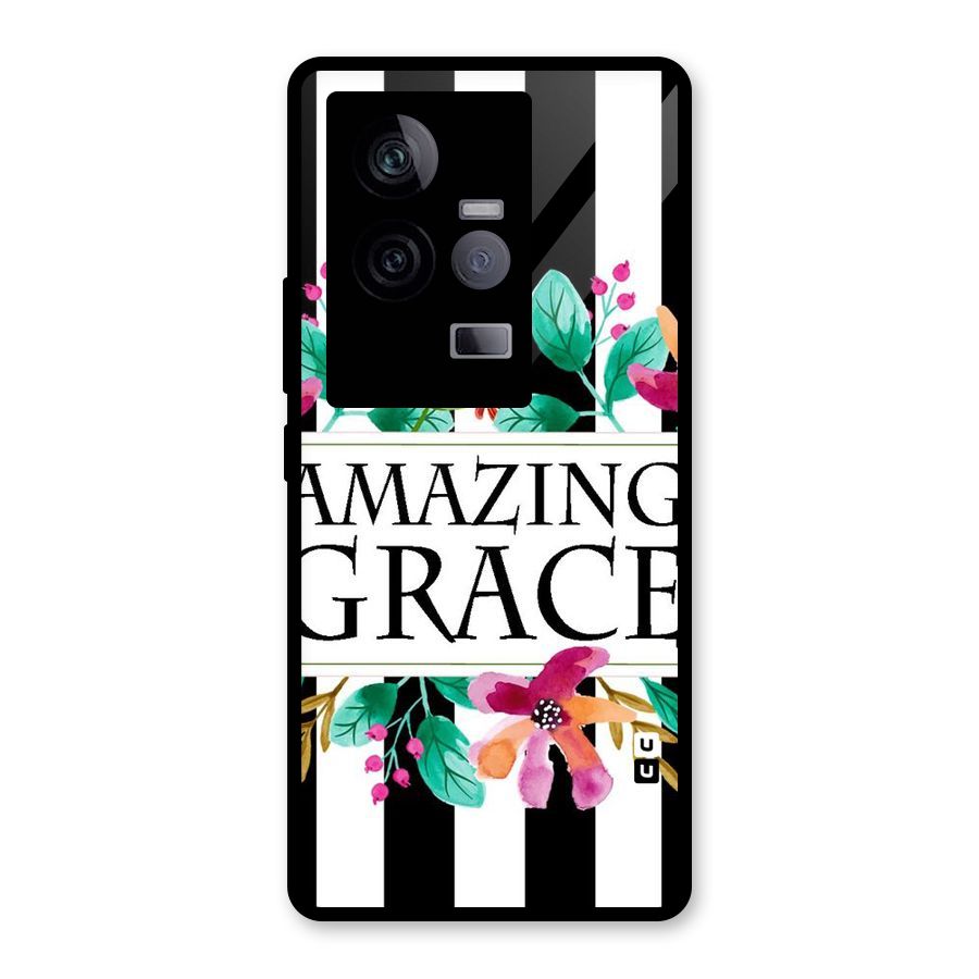 Amazing Grace Glass Back Case for Vivo iQOO 11 5G