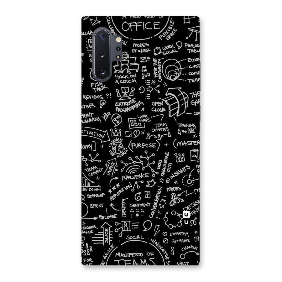 Anatomy Pattern Back Case for Galaxy Note 10 Plus