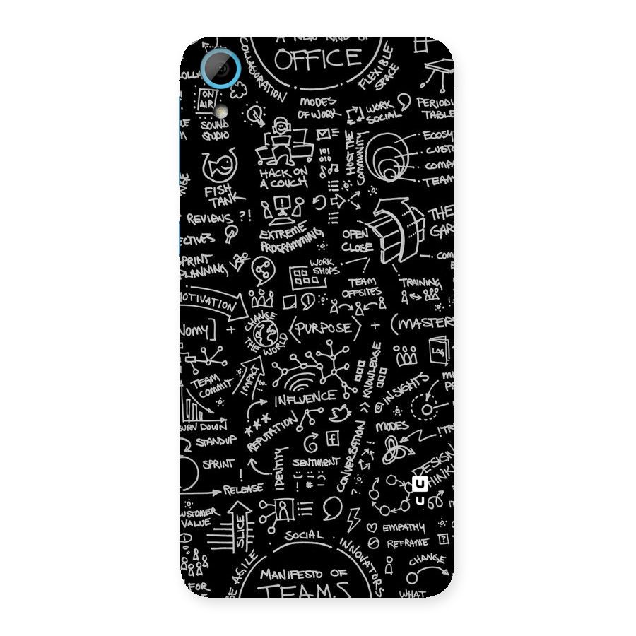 Anatomy Pattern Back Case for HTC Desire 826