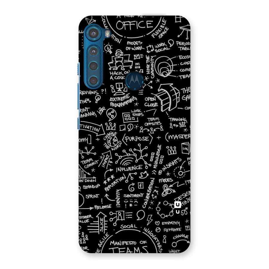 Anatomy Pattern Back Case for Motorola One Fusion Plus