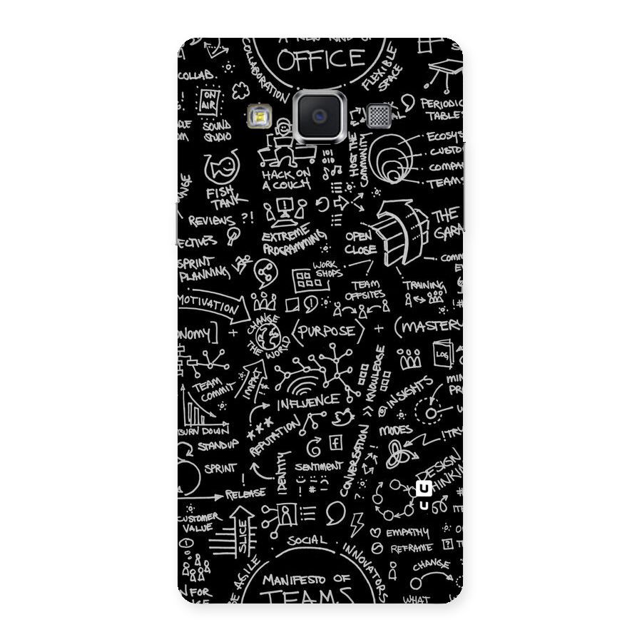 Anatomy Pattern Back Case for Samsung Galaxy A5