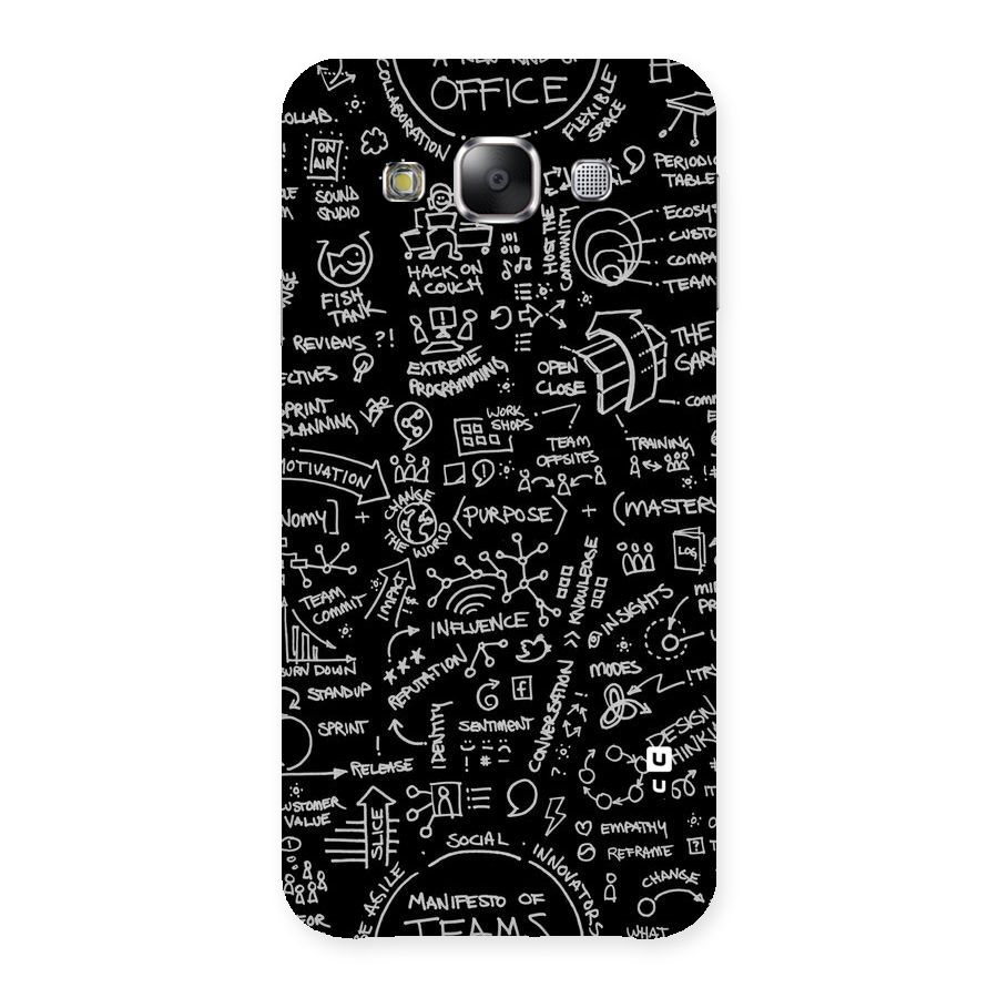 Anatomy Pattern Back Case for Samsung Galaxy E5